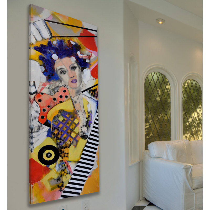 Lana Greben - Wrapped Canvas Painting, 152cm H x 51cm W x 3.81cm D
