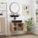 Bucharest 24'' Single Bathroom Vanity with Plastic Top with Mirror