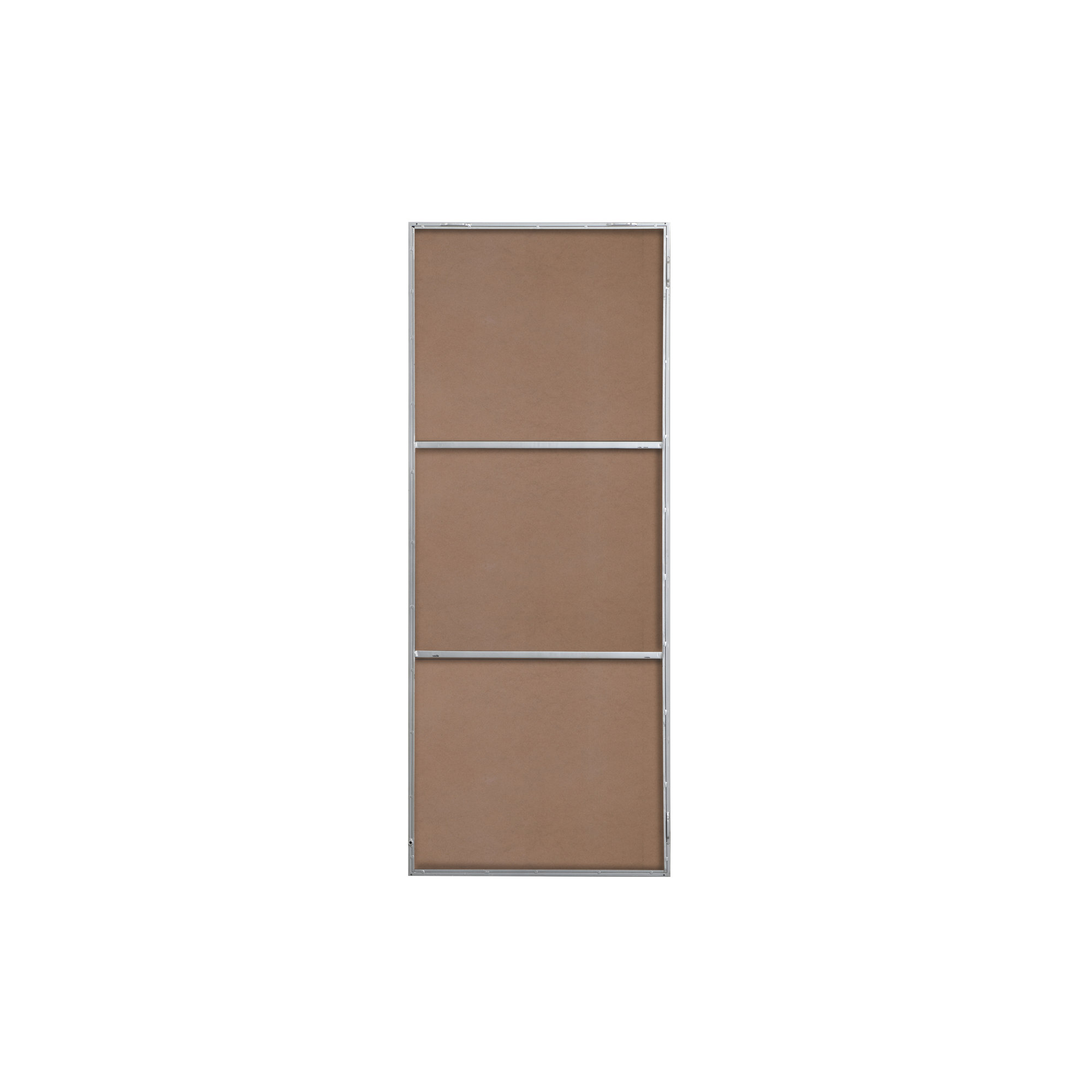 Sabine Metal Rectangle Wall Mirror, Silver, 60" x 24"