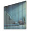 Art mural bleu sur bois de pin naturel-102341772