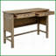 Table basse rustique avec cadre en bois massif et 2 tiroirs Plateau en placage pour le salon, rangement élégant et amp; Charme décontracté