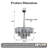 Aust 8 - Light Dimmable Tiered Chandelier