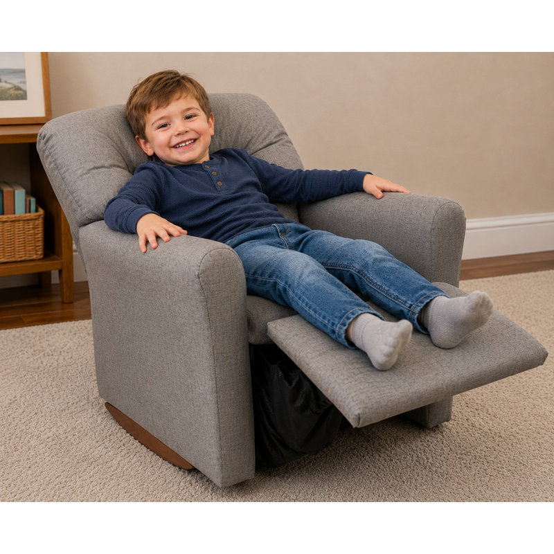 Fauteuil inclinable gris pour enfants
