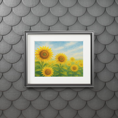 Clinger Single Picture Frame Print