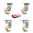 4 Piece Nylon Caster Set