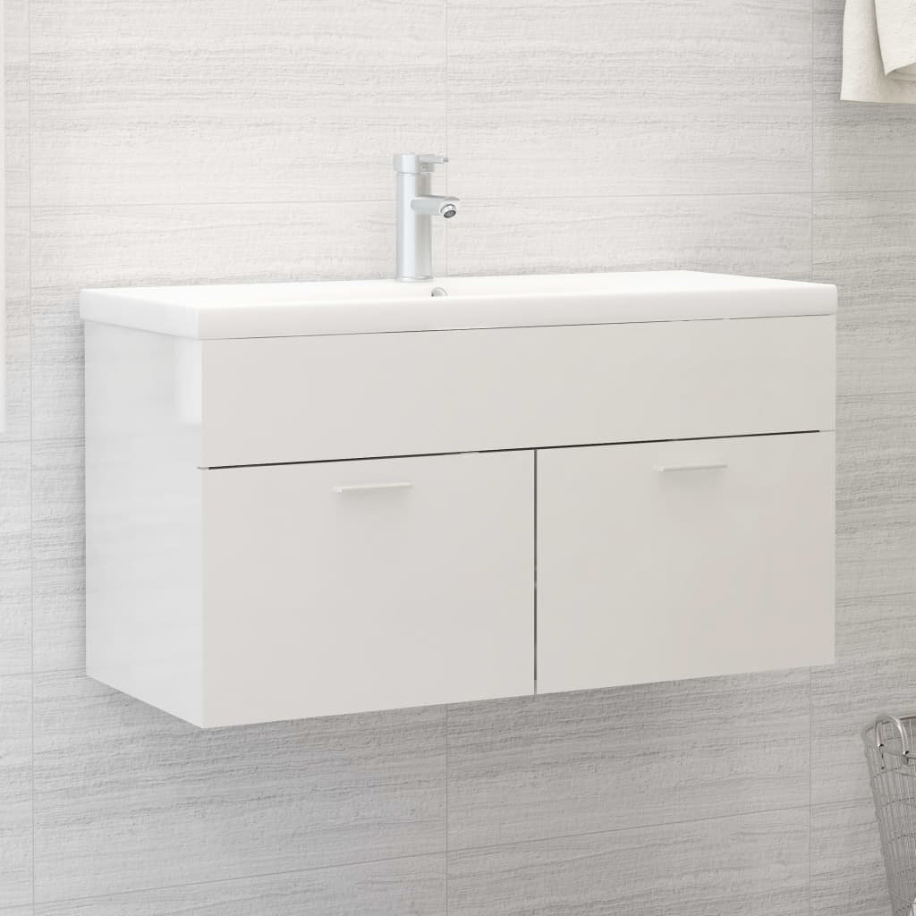 Cronius 900mm Wall Mounted Single Vanity Unit