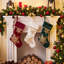 3-Pack Snowflake Christmas Stockings Festival Hanging Decorations