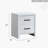 2 Drawer Nightstand White-1628567583