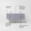 Ensemble de meuble-lavabo double mural 60 "Geneva-1559782674-1506509365