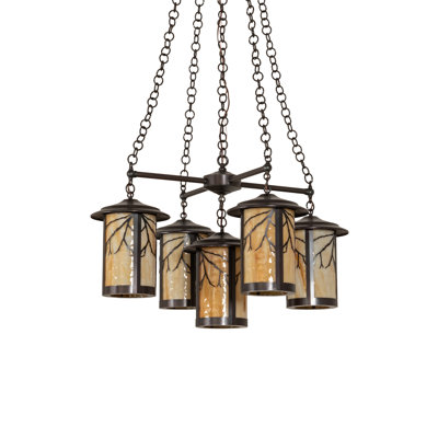 Lustre linéaire moderne à 5 lumières Bruening