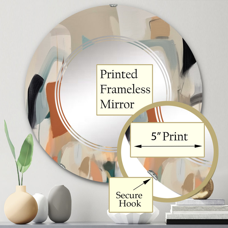 Miroir mural Zeltzin, 24 po x 24 po
