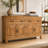 Jamya 69" Solid Wood Sideboard Buffet - Natural Finish-1754788940