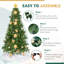 Arbre de Noël 7,5 pi avec décoration intérieure
