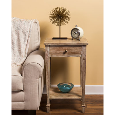 Kelm Side Table with Storage