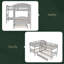 Lit simple en L avec lit gigogne-942128704