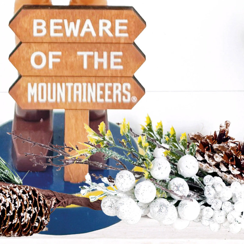 Casse-noisette 12 "NCAA College Spirit Beware, West Virginia
