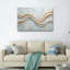 Motif de vagues, art mural sur toile, ensemble de 1-129325790-129325792