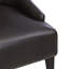 Fauteuil d'appoint en cuir Garrison - brun
