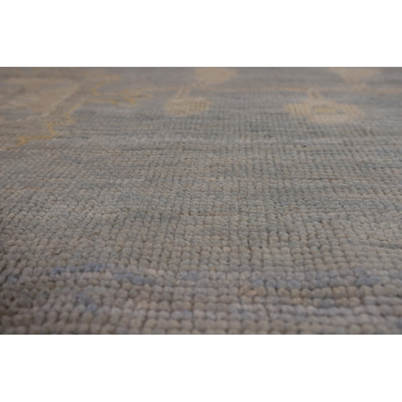 Vegetable Dye Oushak Turkish Area Rug 10