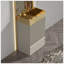 Meuble-lavabo à rayures 20 po avec lavabo et tiroir en acier inoxydable-1764294026-1764294030