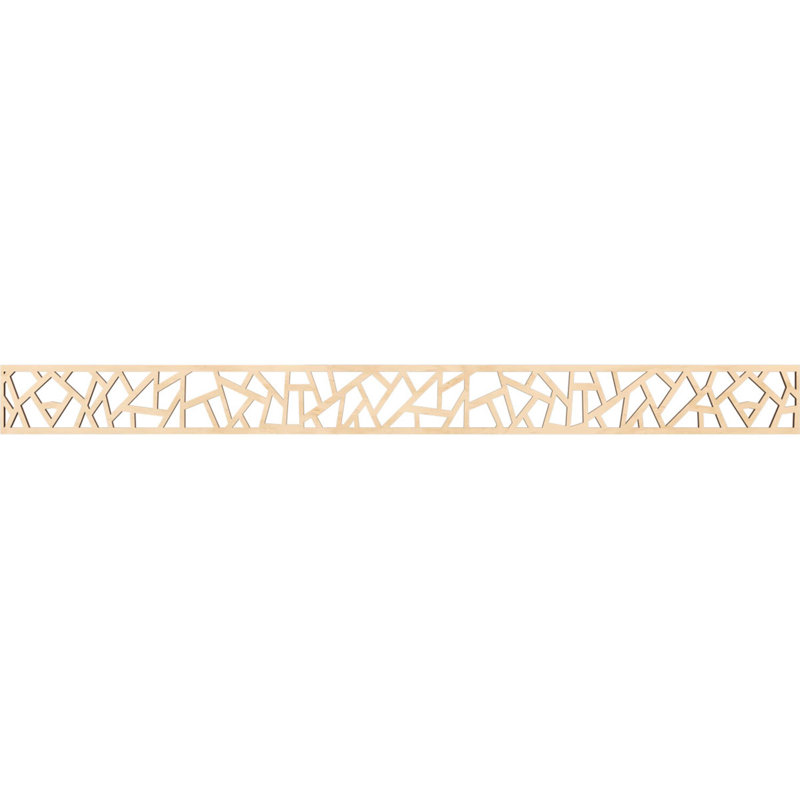 Moulure en bois Harrisburg, Bouleau, H 4 po x l 46,375 po x P 0,25 po