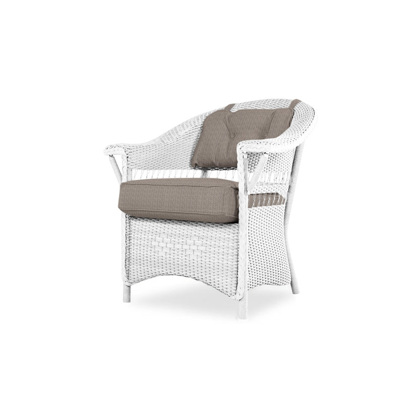 Nantucket Outdoor Dining Armchair, White, Serene Spa