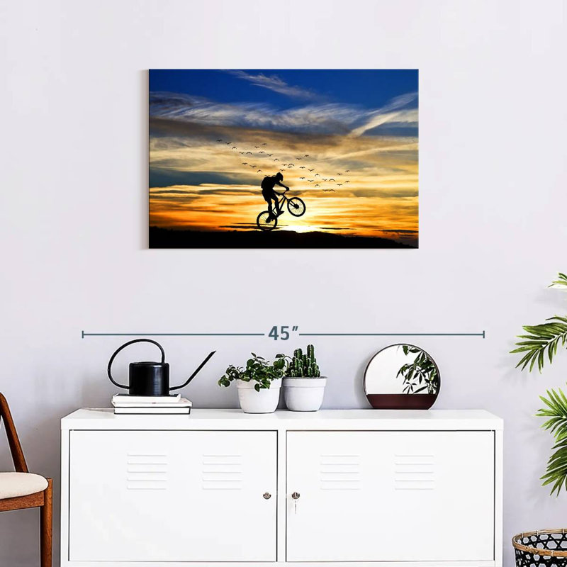 Mehar Bicycle Stunt Silhouette