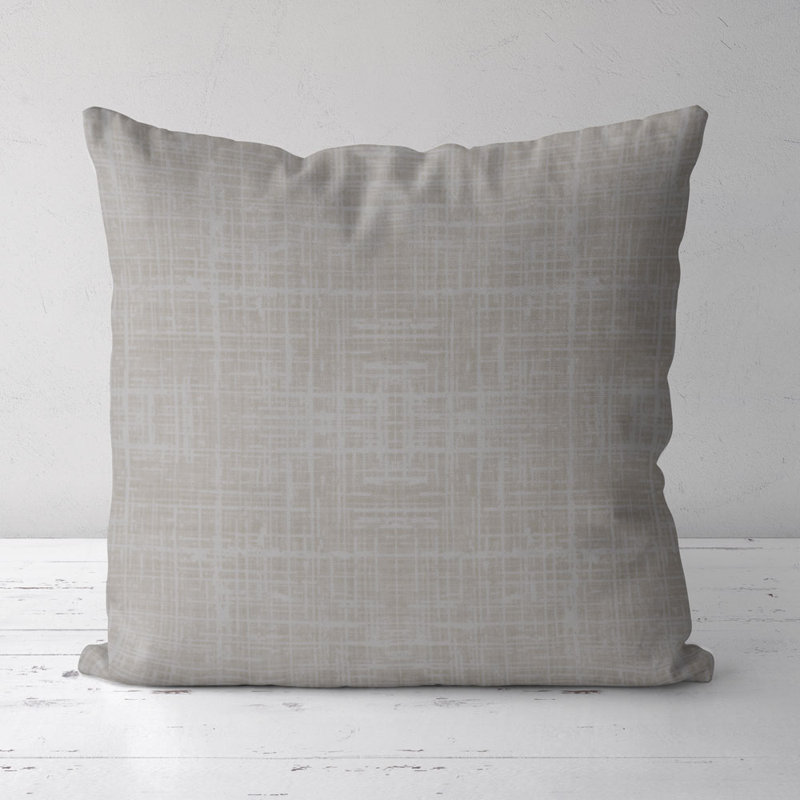 Housse de coussin carré et insert, Taupe clair