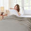 Aran - Elegant Quilted Bedspread Polyester Geometric Bedspread-123151028-123151029