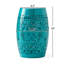 Table d'appoint Delicate Lace Cut, l 12,35 po x P 12,35 po H 18,33 po, couleur bleu sarcelle, métal