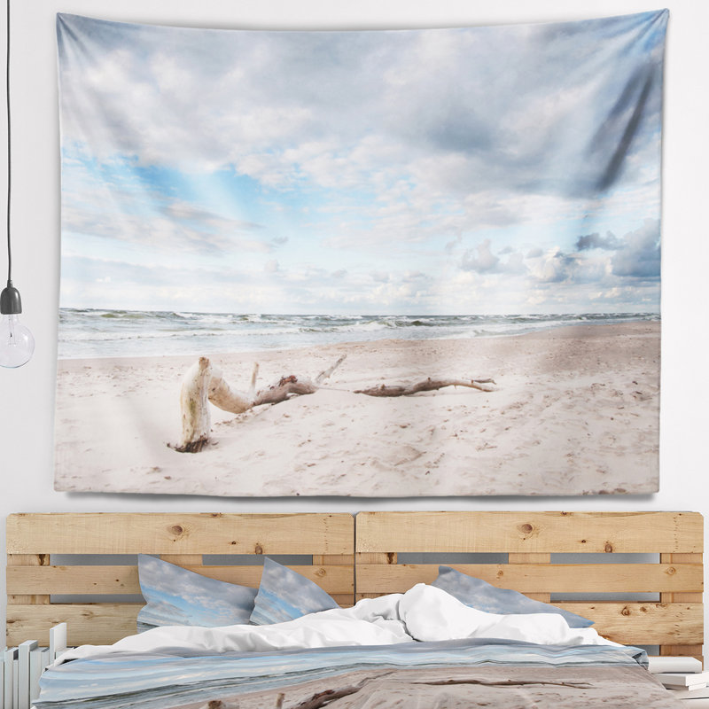 Grande tapisserie de plage sur la plage, H 32 po x l 39 po