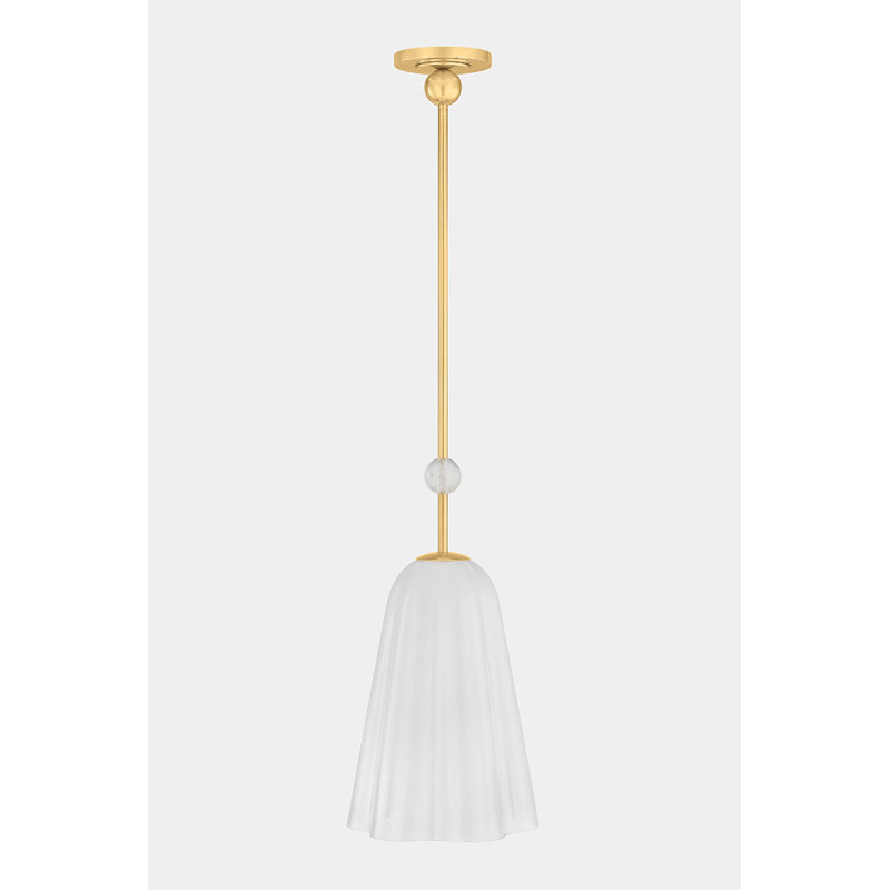 Luminaire suspendu Cambria Heights en laiton vieilli