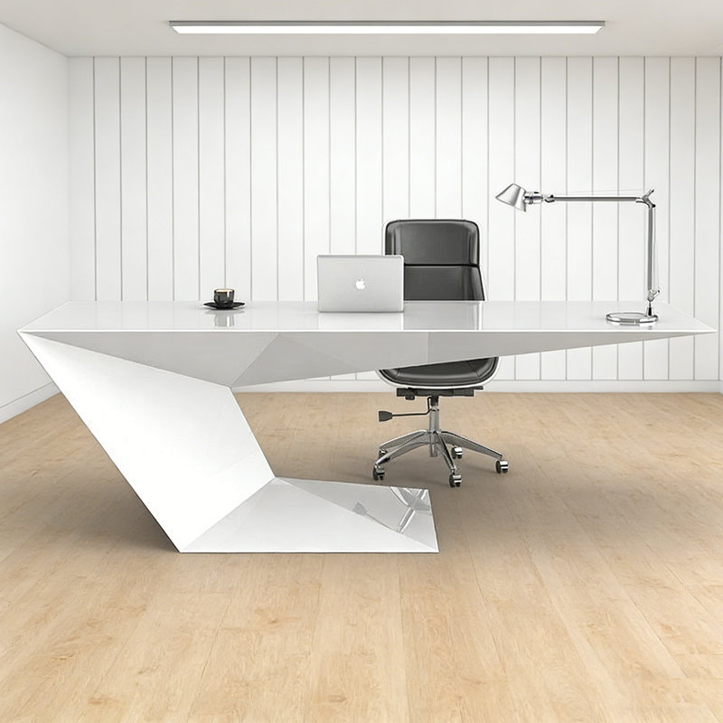 Bureau simple et moderne, H 29,53 po x l 78,74 po x P 31,5 po