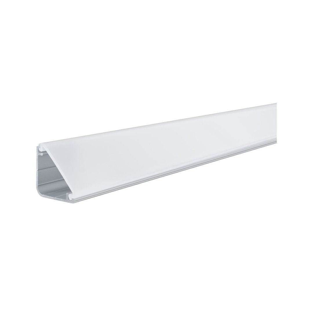 Paulmann Licht Paulmann No. 70261 Delta Profil mit Diffusor 2m Alu eloxiert Satin, Alu/Kunststoff