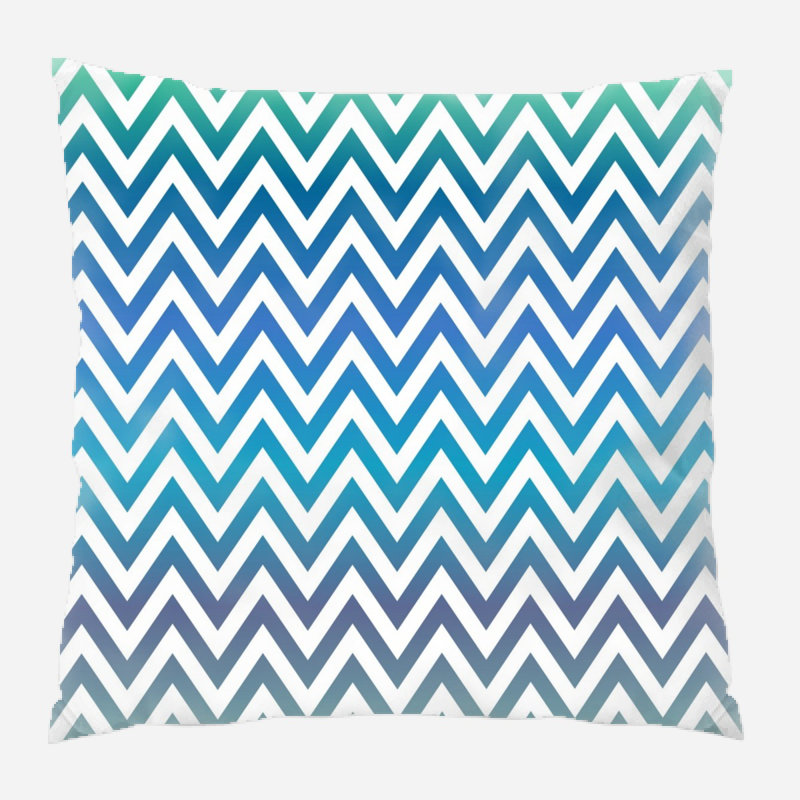 Coussin zig zag