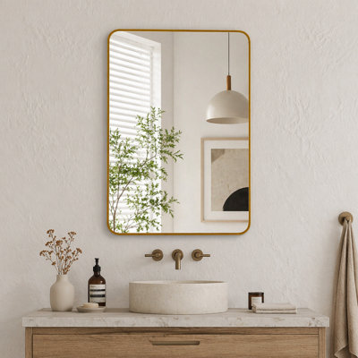 Metal Rectangle Barhroom mirror