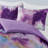 Cassiopeia Watercolor Tie Dye Printed Duvet Cover Set with Throw Pillow-1270428000-1297466058