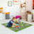 Sorbus 9-Piece Puzzle Play Foam Interlocking Tile Mat in Traffic Print