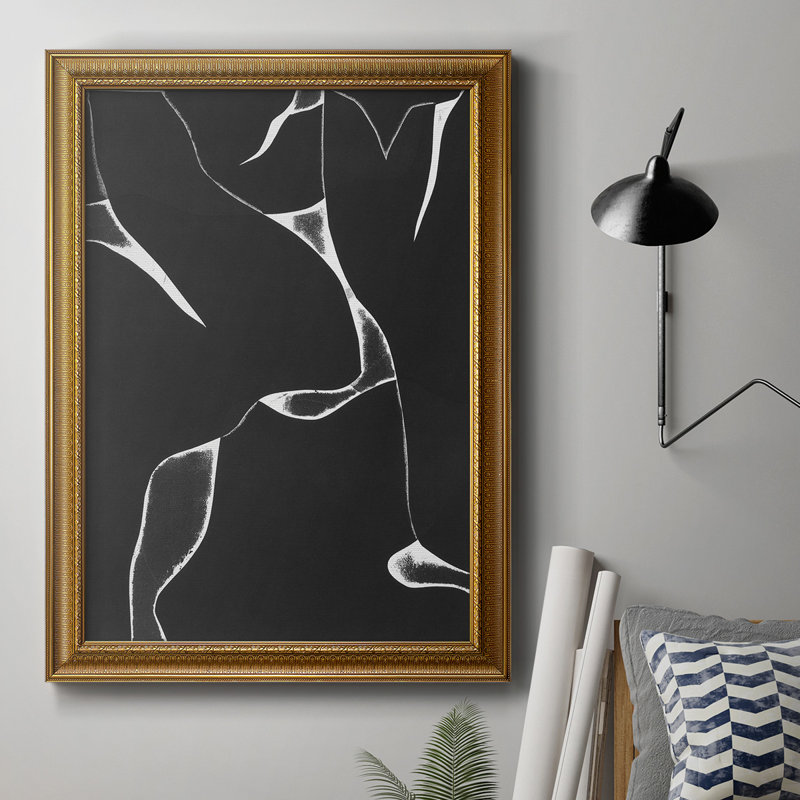 Toile encadrée de qualité supérieure Night Bloom II - prête à être accrochée, H 27 po x l 18 po x P 2,5 po