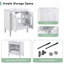 Meuble-lavabo blanc 30 po sans assemblage