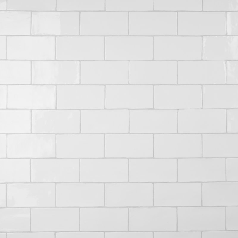 Chester 3" x 6" Ceramic Field Wall Tile in White