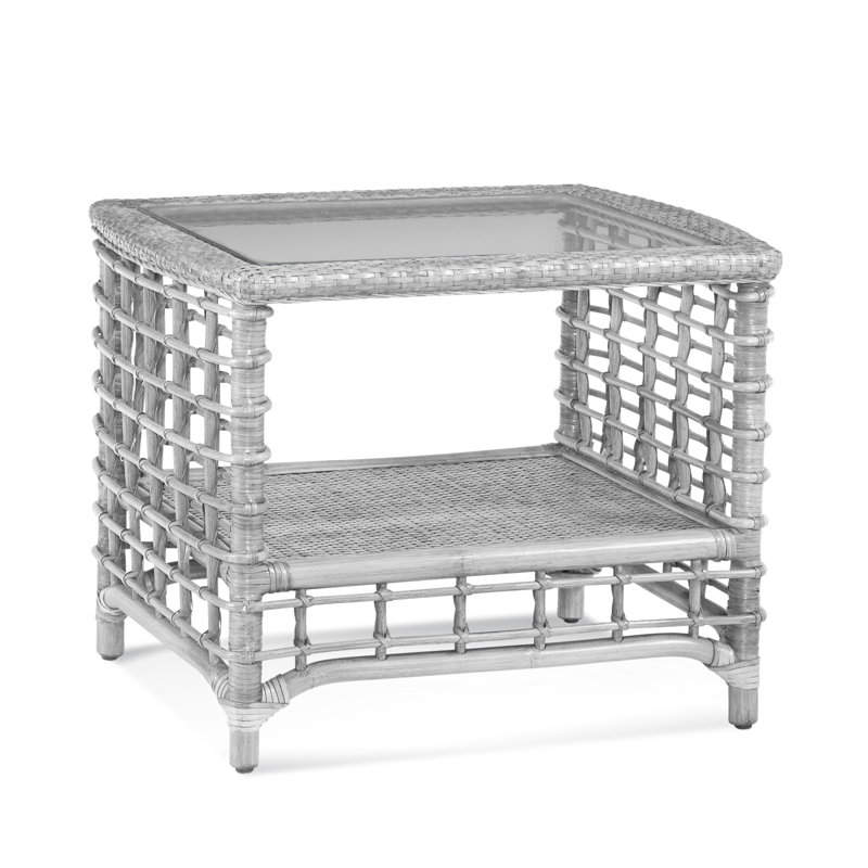 Bridgehampton End Table, Frost White