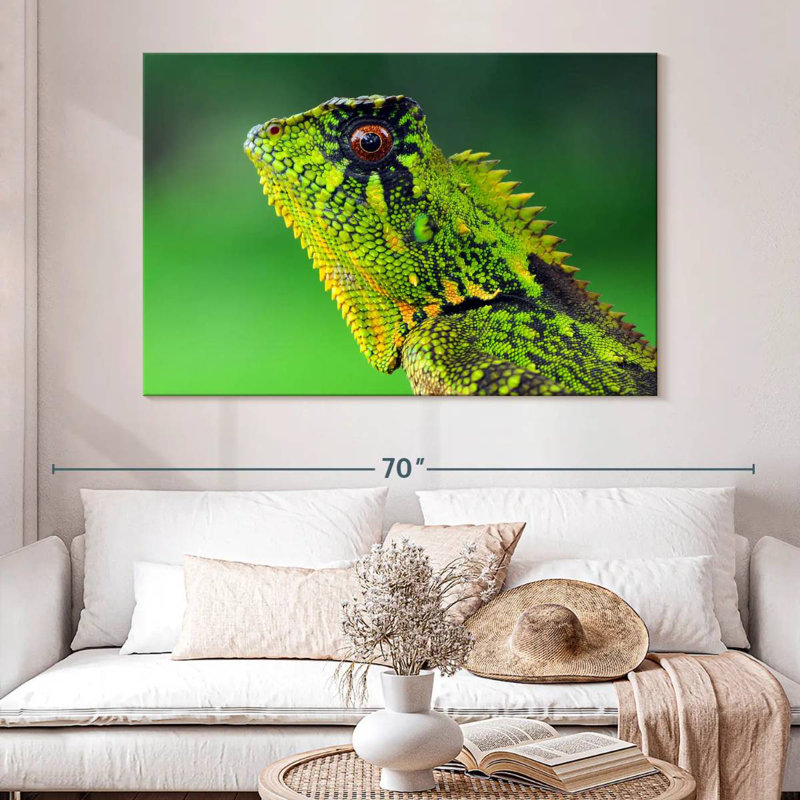 Exotic Lizard, 34" H x 51" W