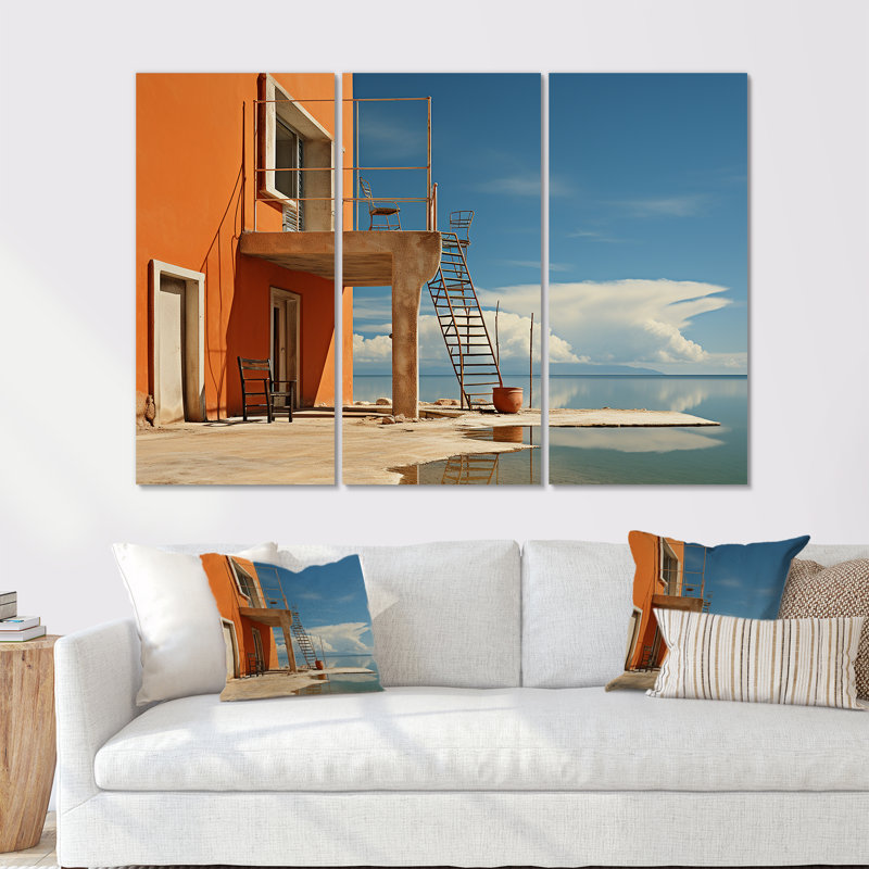 Ensemble de décorations murales Minimalist Industrial Landscape, H 32 po x l 48 po x P 1 po