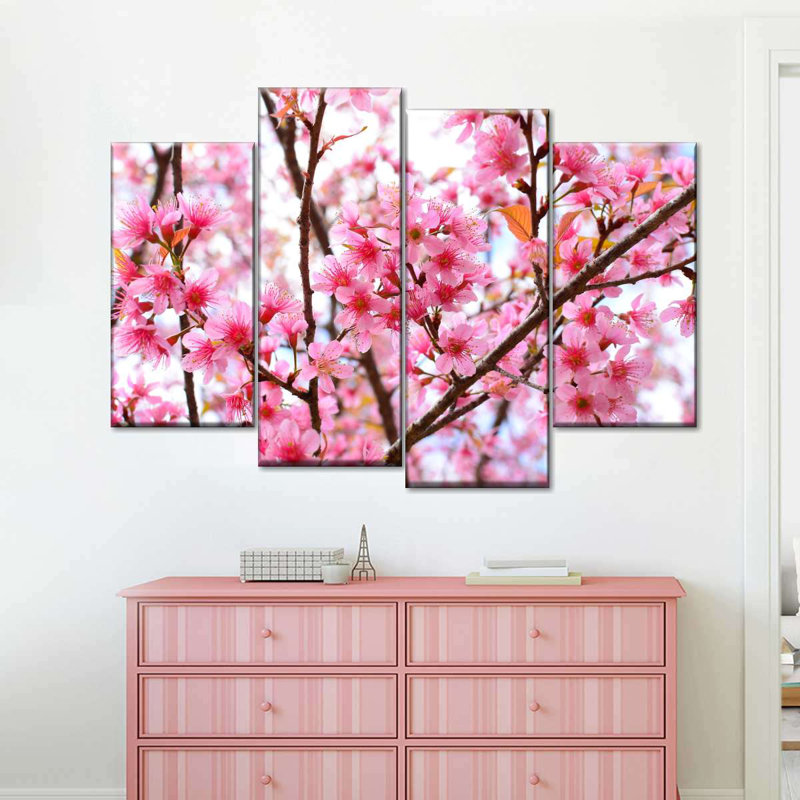 Fleur de cerisier oriental, reproduction d'art sur toile, H 22 po x l 36 po x P 1 po