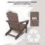 Chaise Adirondack pliante Delman-66178267