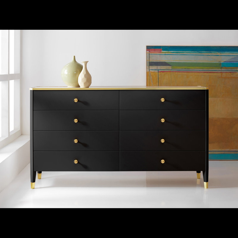 Modern History 8 - Drawer Dresser, White