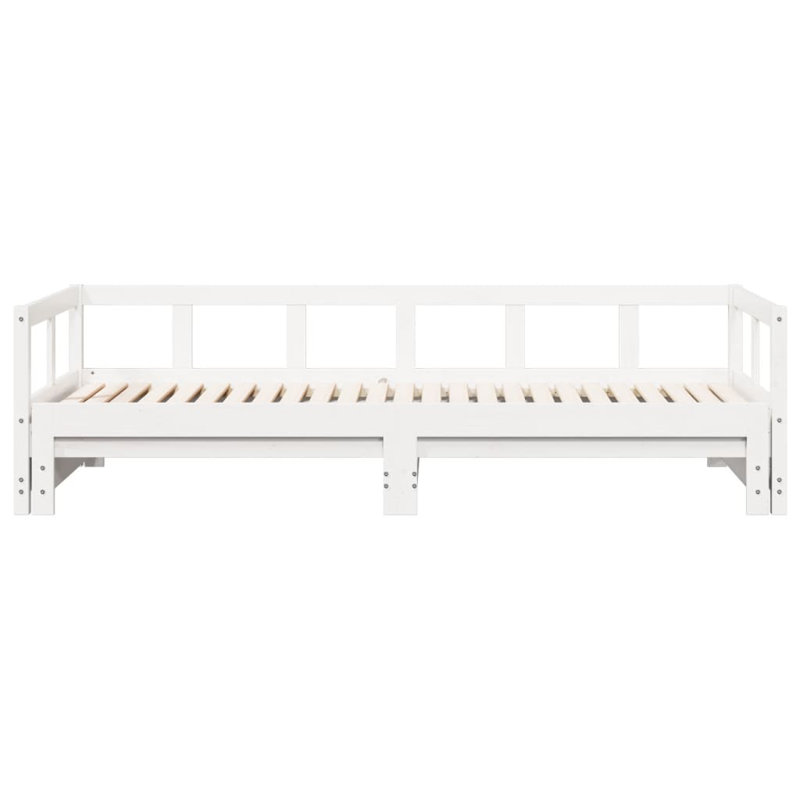 Rezo Solid Wood, White, European Single (90 x 200cm)