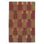 Wool Geometric Area Rug in Beige/Green/Red-45410783