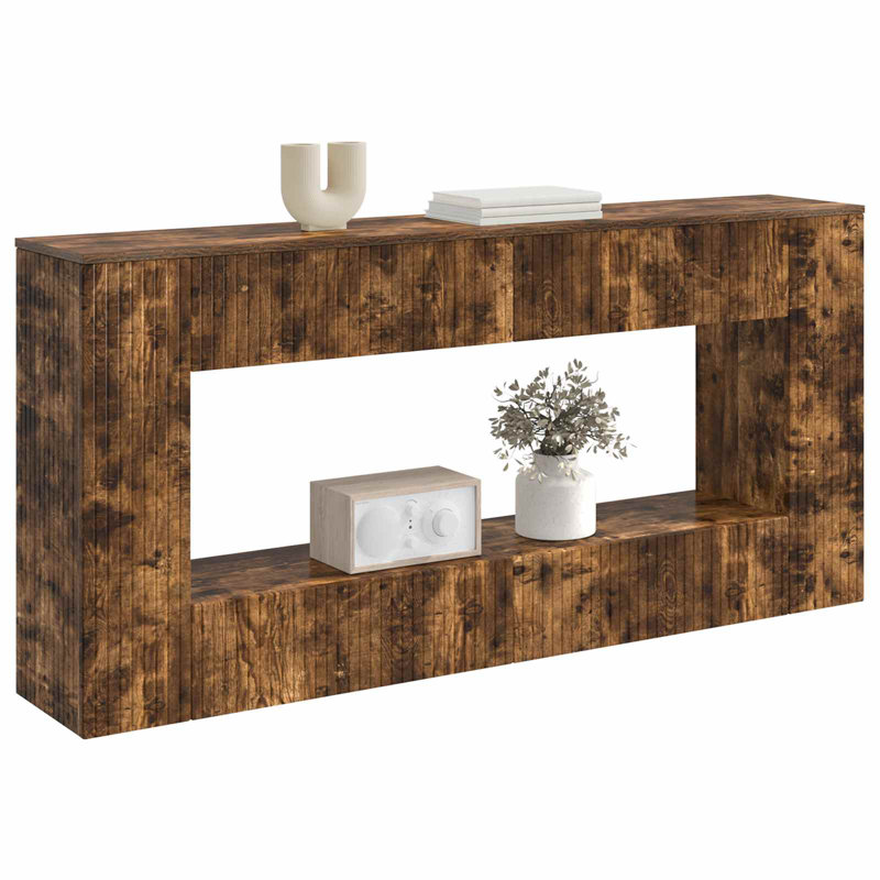 Console Table, Smoked Oak